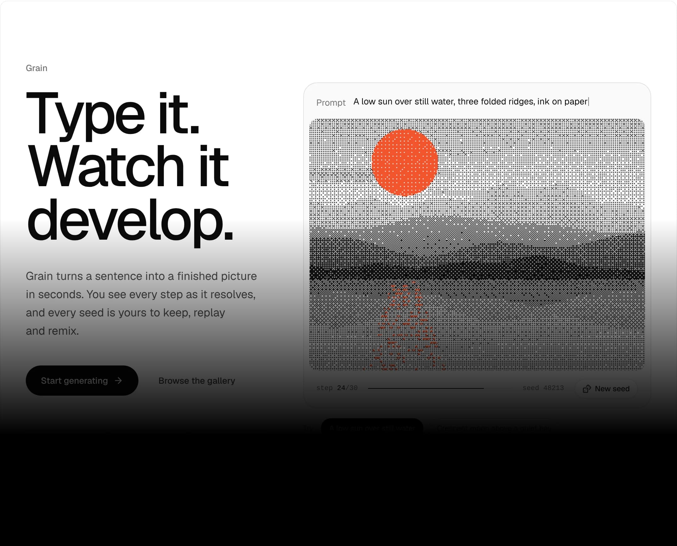 Dither Reveal Hero, a Kokonut UI Pro component